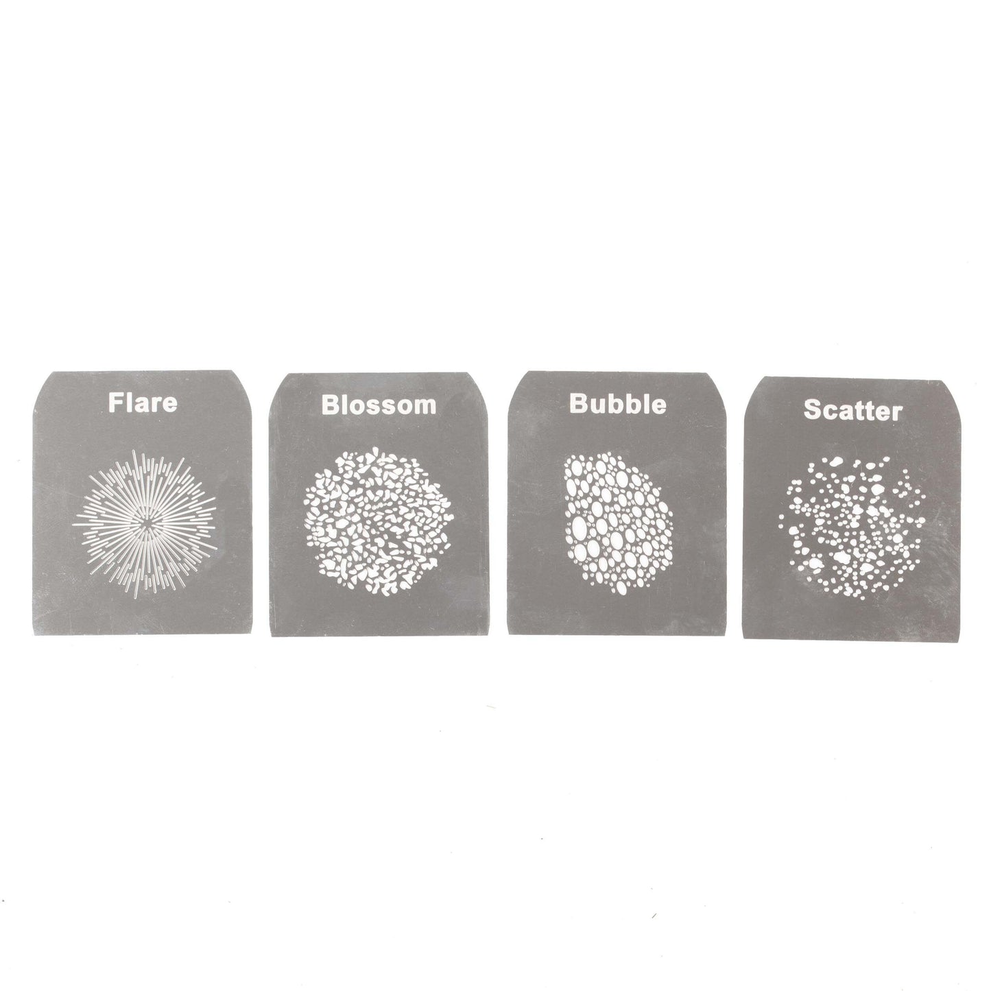 Durable Stainless Steel Gobos (Set C) for Optical Spot Projector