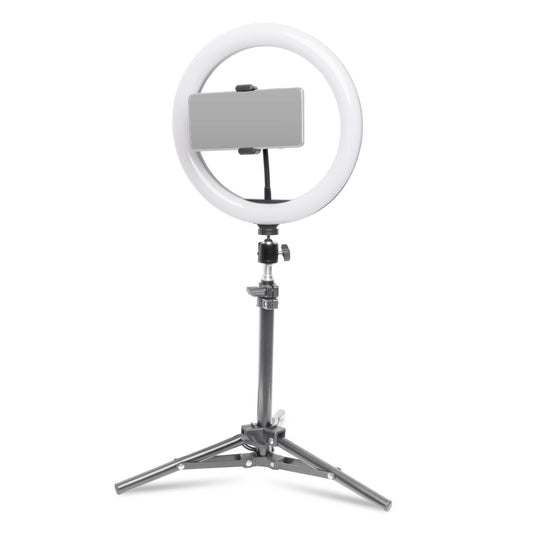 PixaPro 10" Large LED Ring Light with Stand & Smartphone Mount