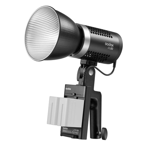 ML60 60W Mini Rechargeable LED Video Light & S-Type Bracket