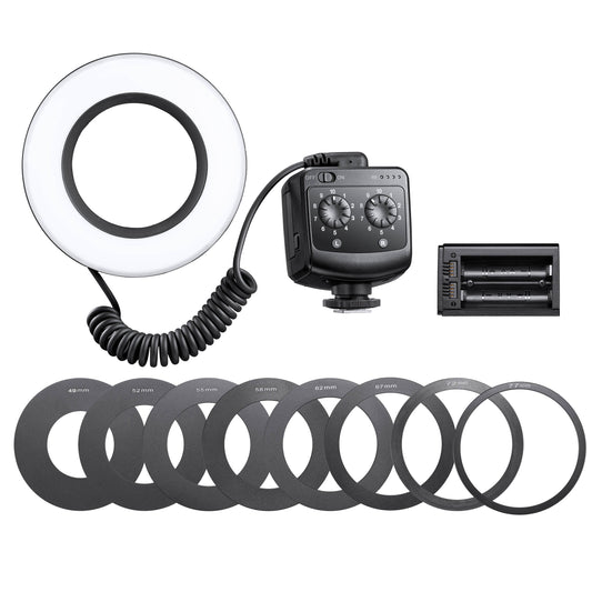 Godox RING72 LED Macro Ring Light Box Content