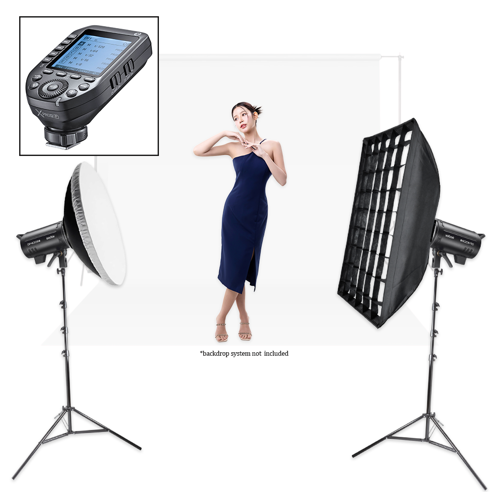 Godox DP400IIIV College Educational Photography Twin Flash Starter Kit Fuji
