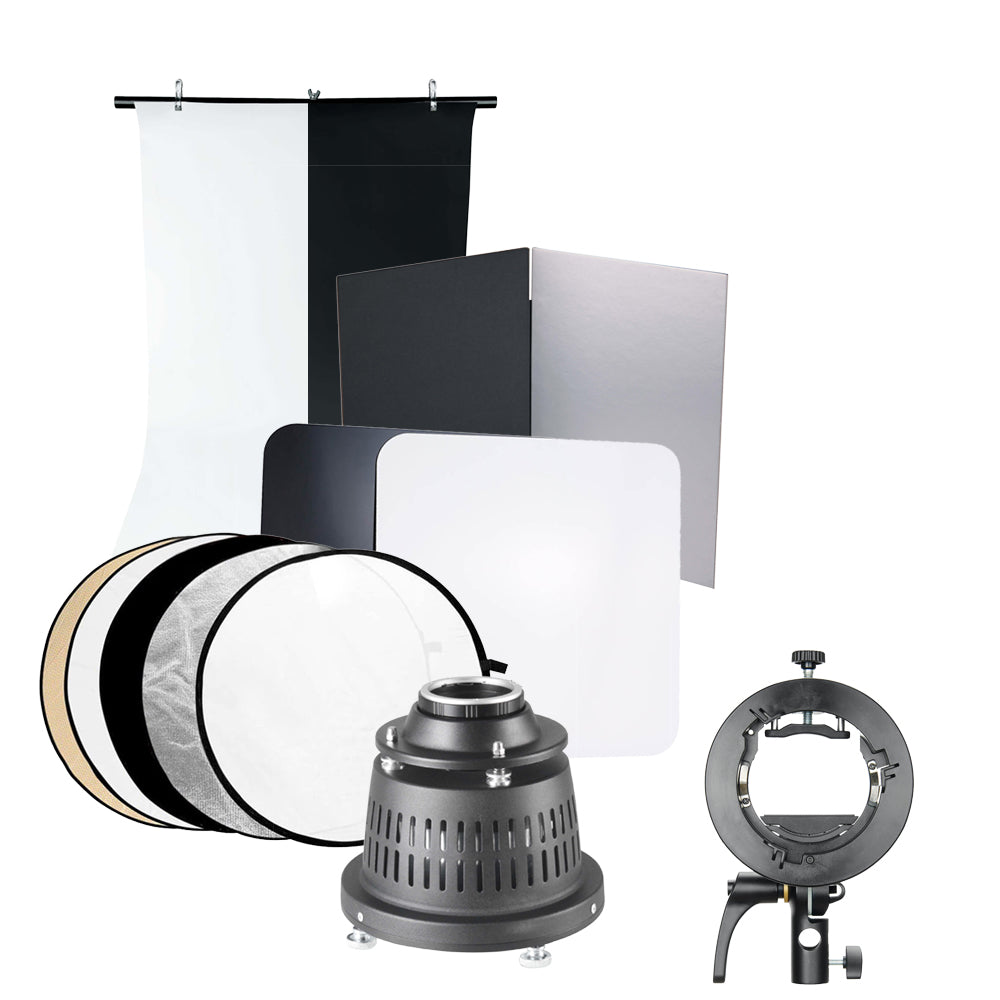 Macro Photography Modifiers & Accessories Bundle For Speedlite/Barebulb