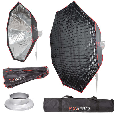 Super Large 170cm (66.9") Octagonal Easy Assembly Softbox with 4cm Grid For Bowens S-Type