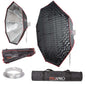 Super Large 170cm (66.9") Octagonal Easy Assembly Softbox with 4cm Grid For Elinchrom / Interfit EX & EXD
