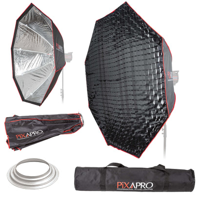 Super Large 170cm (66.9") Octagonal Easy Assembly Softbox with 4cm Grid For Hensel