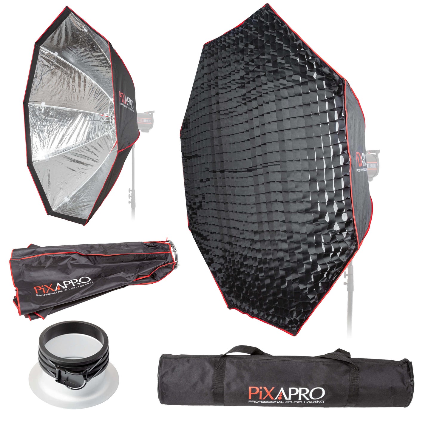 Super Large 170cm (66.9") Octagonal Easy Assembly Softbox with 4cm Grid For Profoto