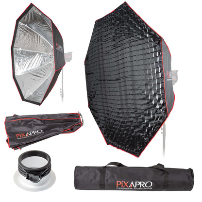 Super Large 170cm (66.9") Octagonal Easy Assembly Softbox with 4cm Grid For Profoto