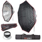 Super Large 170cm (66.9") Octagonal Easy Assembly Softbox with 4cm Grid For Profoto