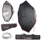 Super Large 170cm (66.9") Octagonal Easy Assembly Softbox with 4cm Grid For Multiblitz V-Type