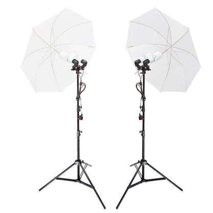DUOLiTE E27 Portable Continuous Lighting Photography Twin Kit
