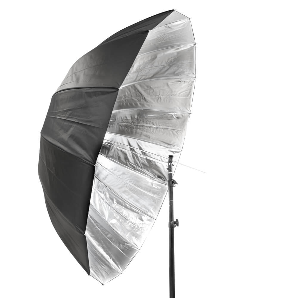  Pixapro 160cm (63ï¿½) Black/Silver Deep Parabolic reflective bounce umbrella
