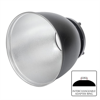 65° High-Performance Photo Light Reflector with Silver Interior