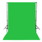 3x6m Green Studio Muslin Backdrop with Background Light Stand (Green) 