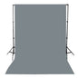 PixaPro 3x6m Grey Muslin Cotton Backdrop with Studio Photo Light Stand 