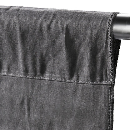 3x6m Muslin Cotton Grey Drop