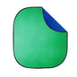 2x2.3m Blue & Green Reversible Collapsible Studio Background