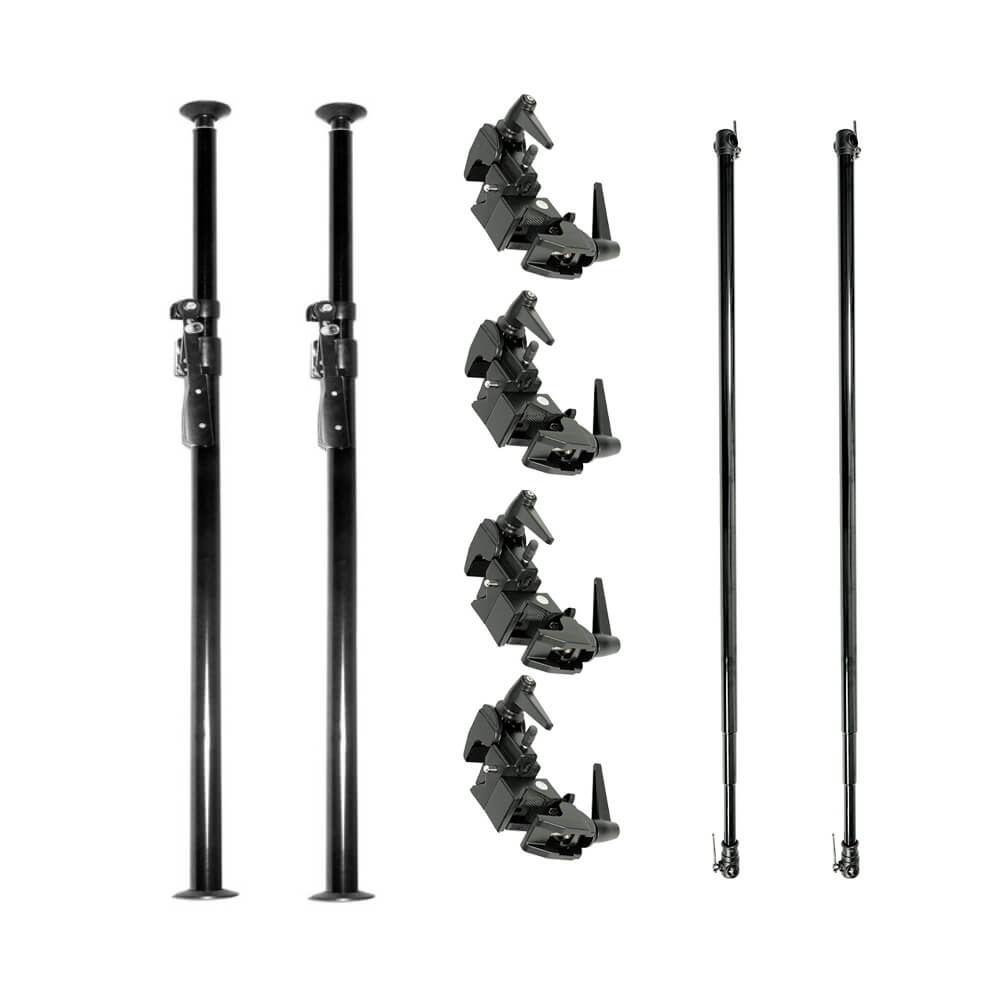Autopole with 2x Telescopic Crossbars and Double Convi Clamp Set