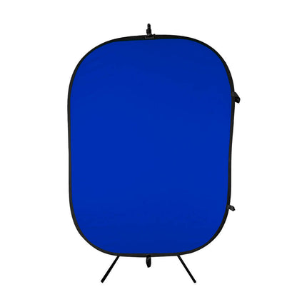 PixaPro Blue and Green Collapsible Background, Stand & Clamp 