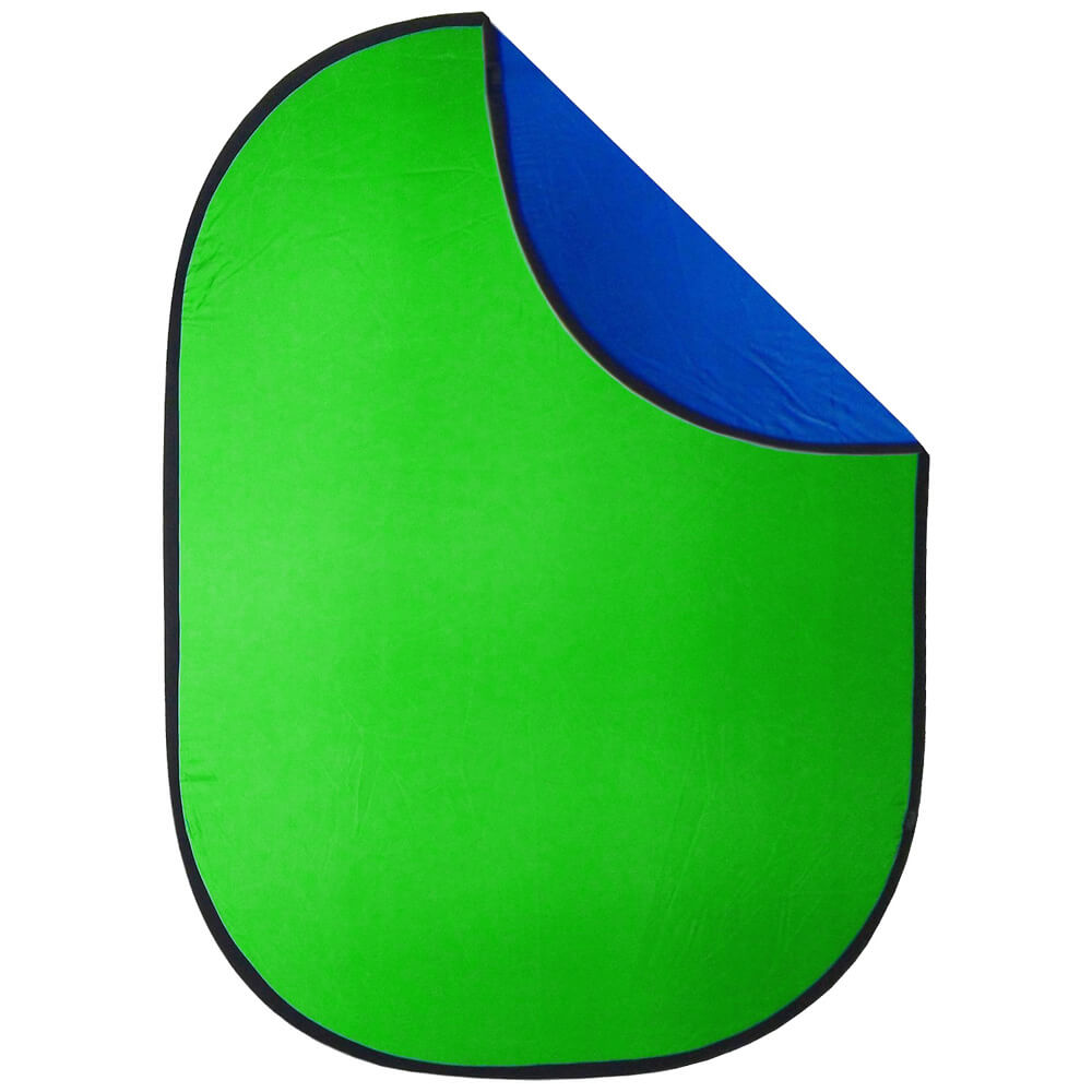 Portable 3pcs Set Collapsible Drop Green/Blue, Stand and Clamp 