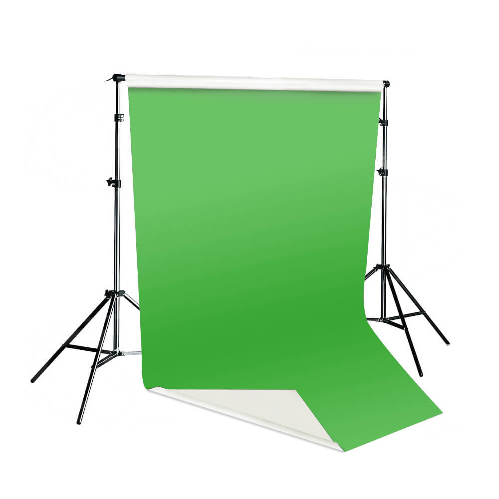 2x4m Professional Seamless Vinyl Backdrop with Stand Support