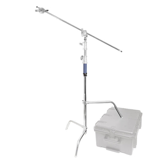 300cm Heavy Duty C-Stand with 50 Inch Boom Arm Sliding Leg Kit 
