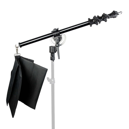 160cm Portable & Mini Metal Hinge Boom Arm with Weight Bag