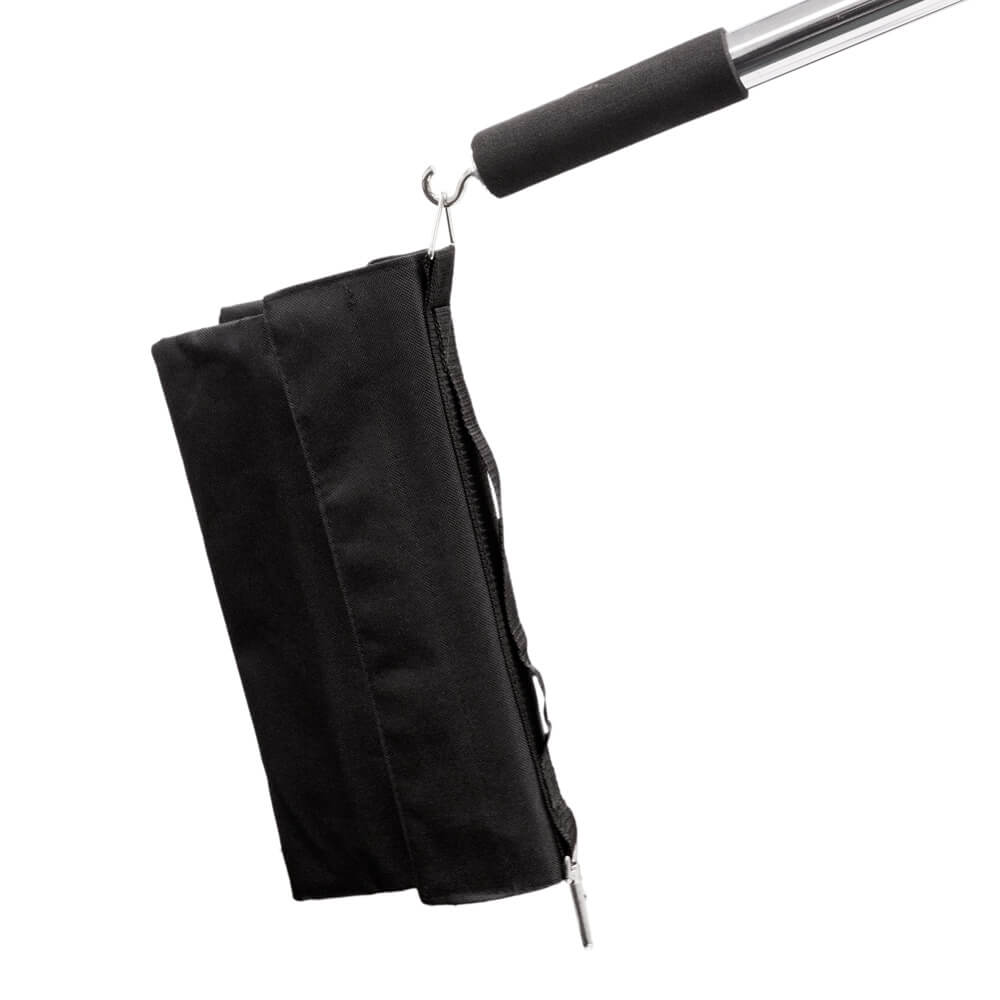 Telescopic Boom Arm with Counterbalance Sandbag