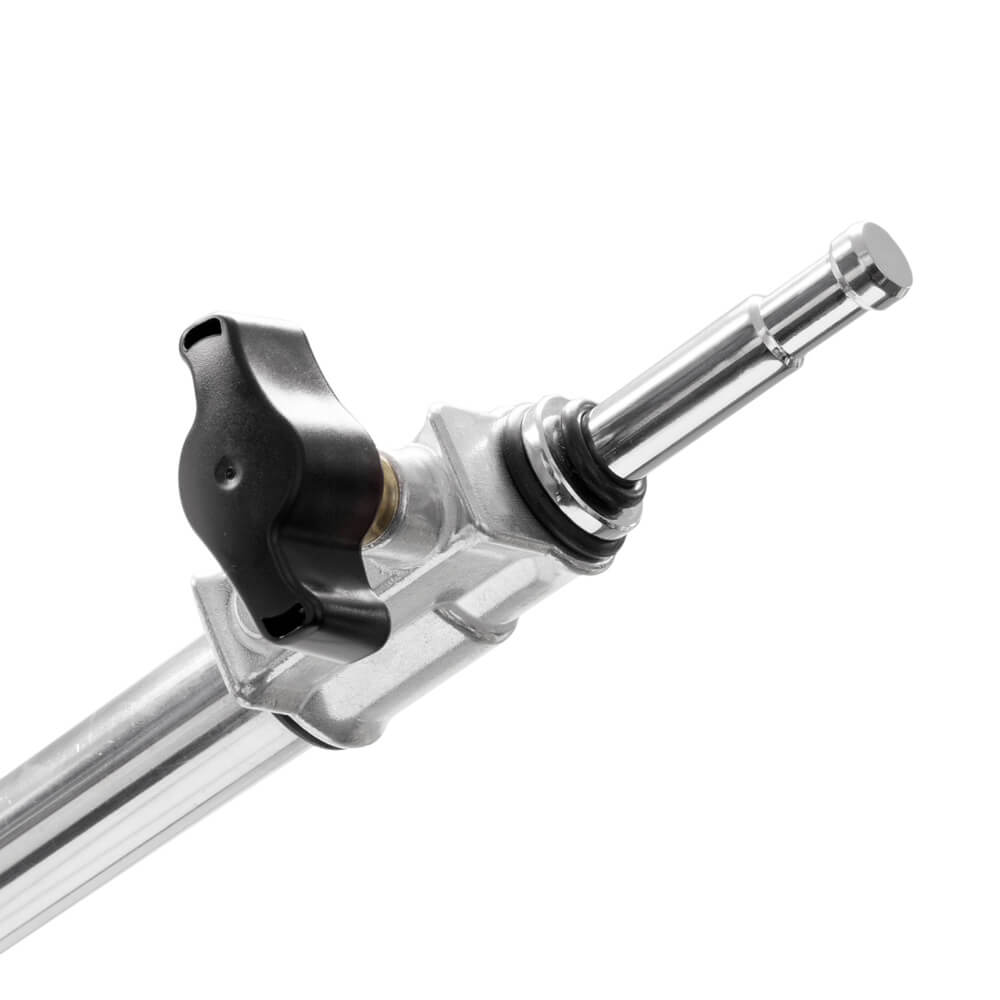 Heavy-Duty Stainless-Steel Telescopic Boom Arm with Metal Hinge