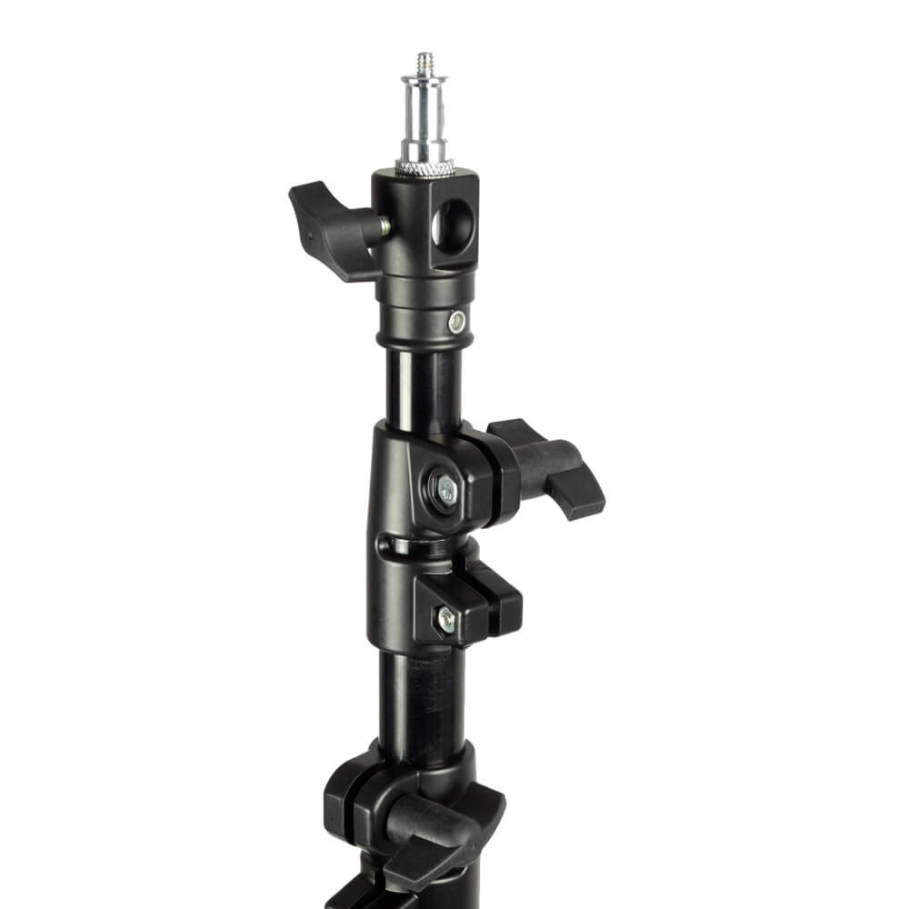 PIXAPRO 300cm Air Cushioned Master Black Light Stand with 3 Tier Extension 