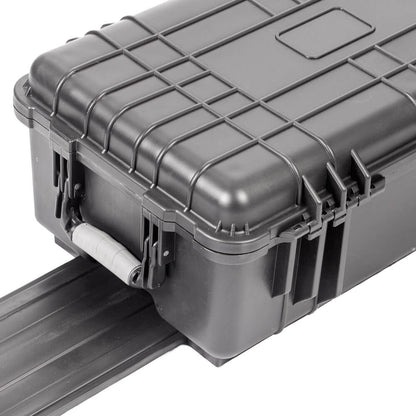 515 x290x200 mm Waterproof Hard Rolling Case with Pull Hander and Foam Interior