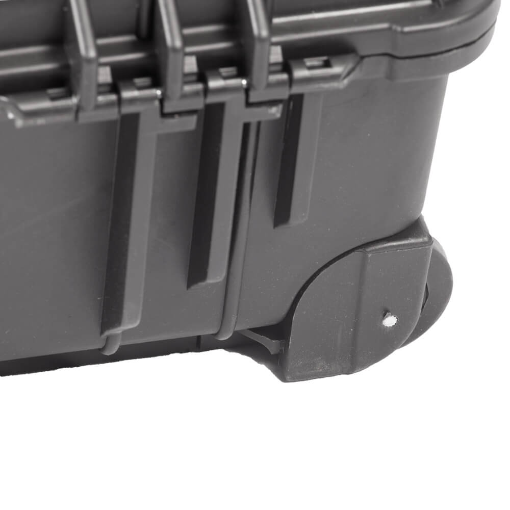 515 x290x200 mm Waterproof Hard Rolling Case with Pull Hander and Foam Interior