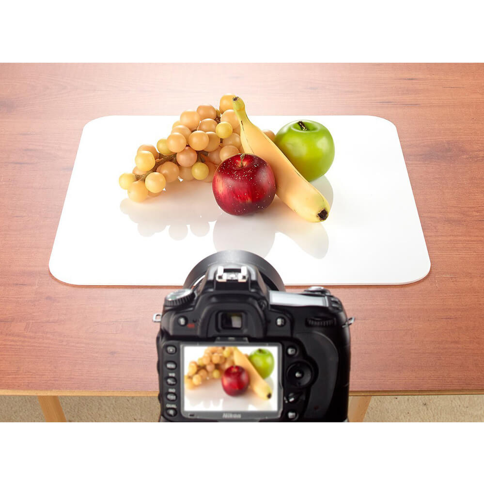 Pixapro Set of 2 60x60cm Black & White Reflective Acrylic Boards For E-Commerce Photography 