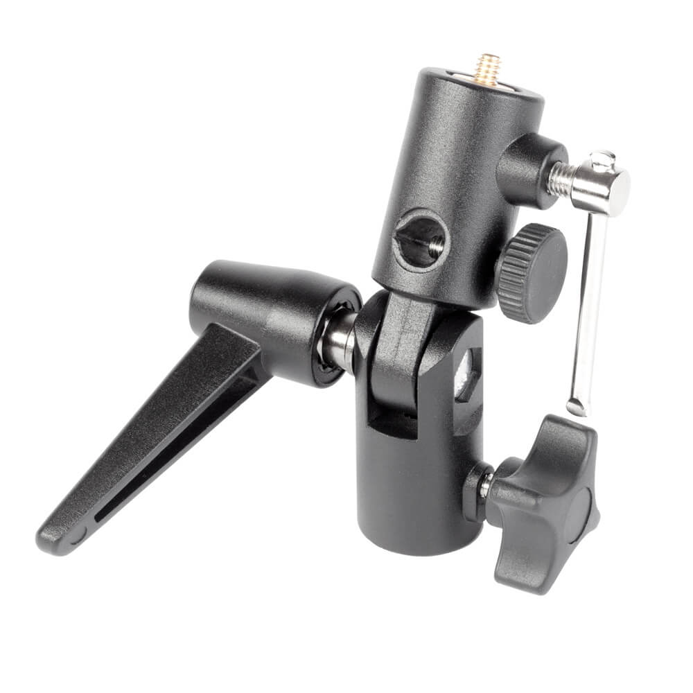 Tiltable Swivel Umbrella Adapter Bracket with 5/8Â³ spigot with, 1/4Â³, 3/8Â³ thread.