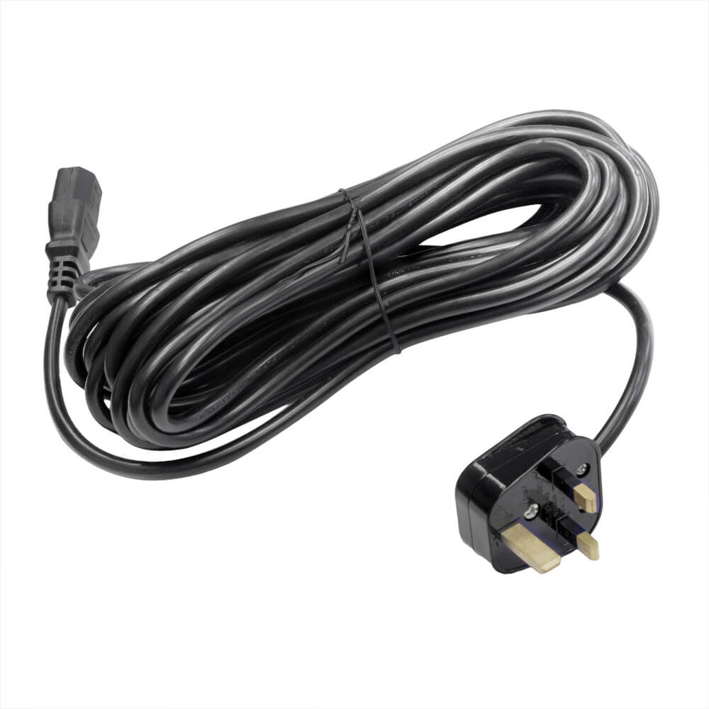 Spare 10m UK 3-Pin Flex Three-Core Power Cables