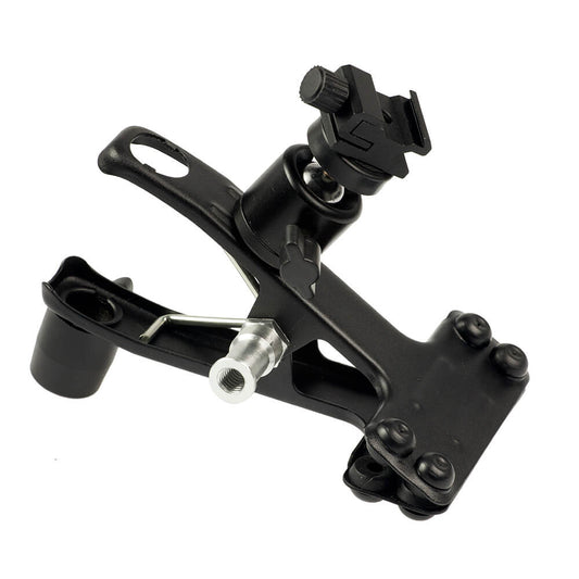 Alligator Clamp with Single Hotshoe Adapter, Ball Head Design
