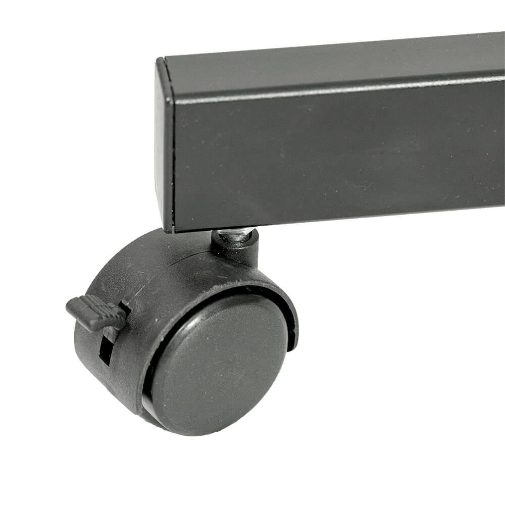 18.5-66cm Solid Metal Heavy-Duty Wheeled Floor Stand 