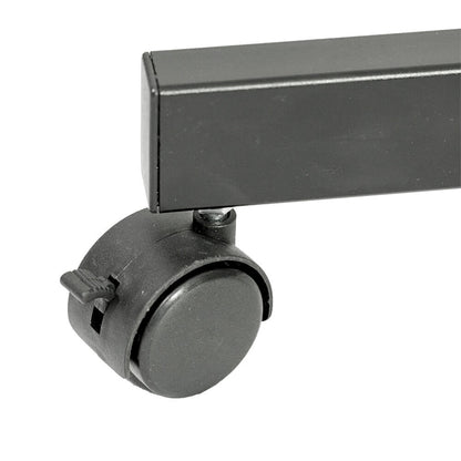 18.5-66cm Solid Metal Heavy-Duty Wheeled Floor Stand 