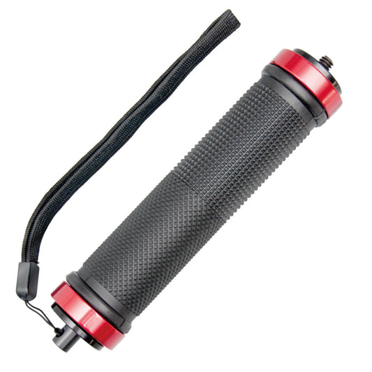Handheld Rubberised Grip Handle with 1/4³ Male Thread - PixaPro 