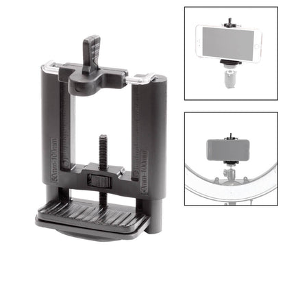 PixaPro Adjustable Clip-On Cell Phone Holder with 1/4" Thread
