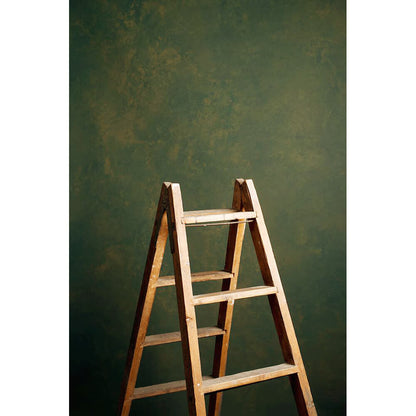 Green Opal Hand-Dyed Pure Canvas Studio Backdrop By PixaPro 