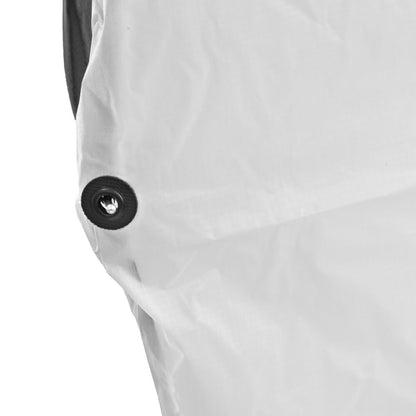  Parabolic Black/White Umbrella  with 16-ribbed fibreglass frame