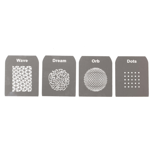 PixaPro Customisable Stainless-Steel Gobo Graphic Plates (Set B) 