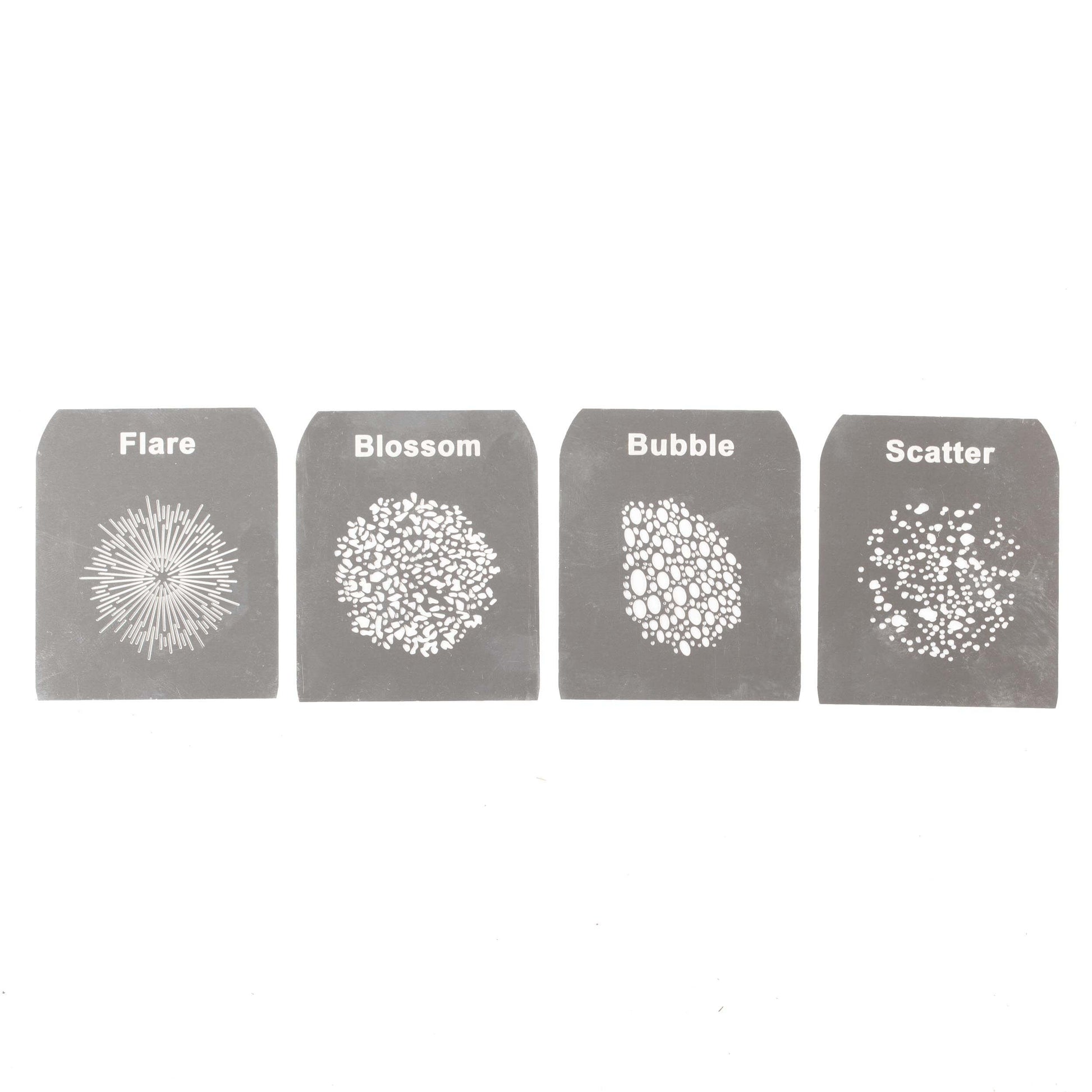 Durable Stainless Steel Gobos (Set C) for Optical Spot Projector 