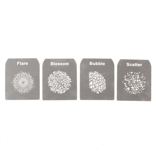 Durable Stainless Steel Gobos (Set C) for Optical Spot Projector 