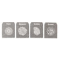 Durable Stainless Steel Gobos (Set C) for Optical Spot Projector 