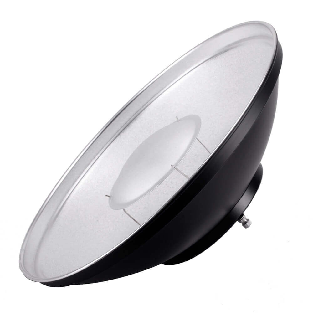 42cm (16.5") Silver Beauty Dish Lighting Studio With Grid