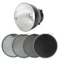 5in1 Light Modifiers 55Â° Reflector and 4x Honeycomb Grid -PixaPro 