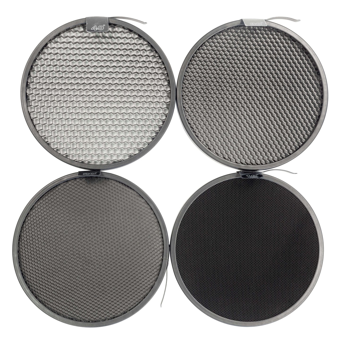 Four Honeycomb Grids Light Modifiers 