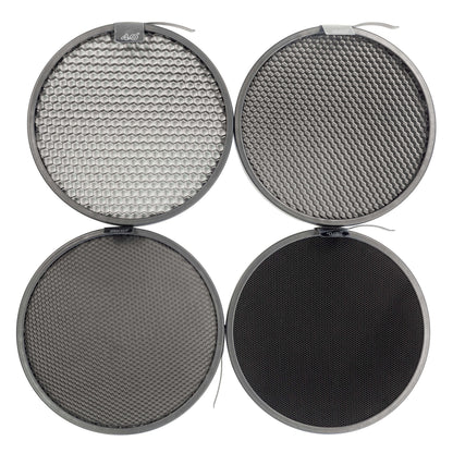 Four Honeycomb Grids Light Modifiers 