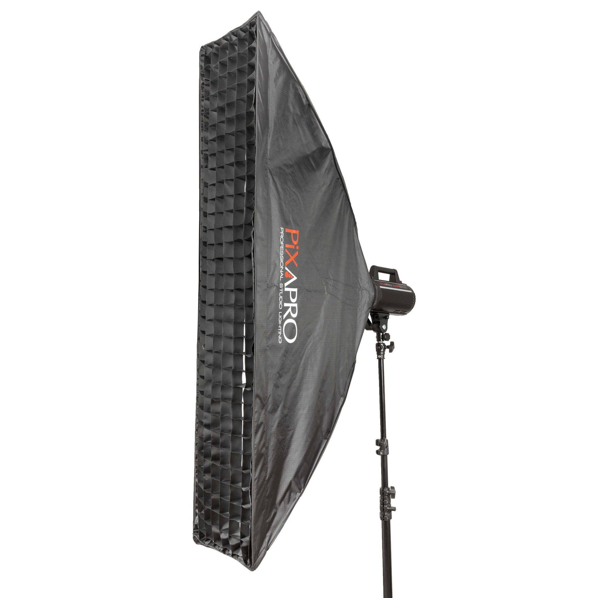 2 In 1 Super Large Strip Softbox & Honeycomb Grid (30x120cm)
